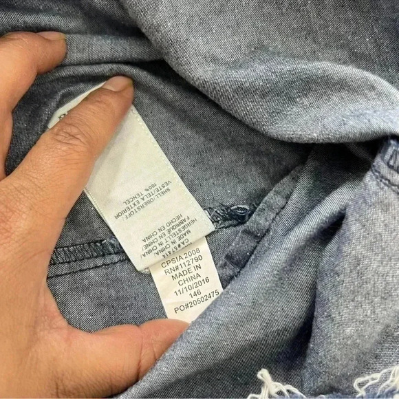 True Religion Junior DENIM DRESS Size Sp - Picture 6 of 9